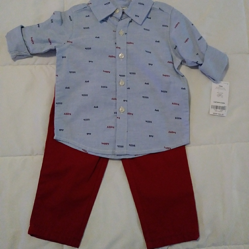 Carter's button down shirt with slacks
